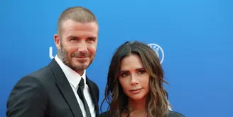 Rumah tangga Victoria Beckham dan David Beckham sering kali dihinggapi oleh rumor perceraian. (VALERY HACHE / AFP)