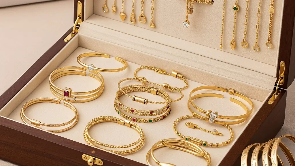 Model Gelang Emas 3 Gram Terbaru untuk Tangan Kurus Anti Longgar. Foto: Gemini