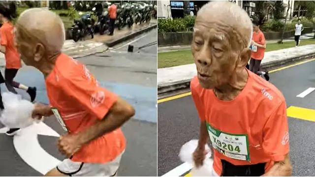 Masih Sehat Bugar, Kakek 88 Tahun Ini Berhasil Lari Maraton 10 Km dalam 85 Menit