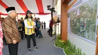 Wapres Ma’ruf Amin melakukan ground breaking Istana Wapres di IKN. (Foto: BPMI, Setwapres)