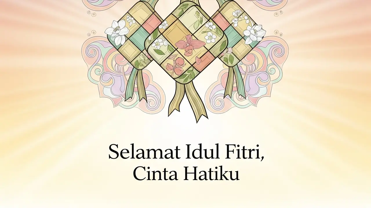 Ucapan Idul Fitri untuk Kekasih (Gemini AI)
