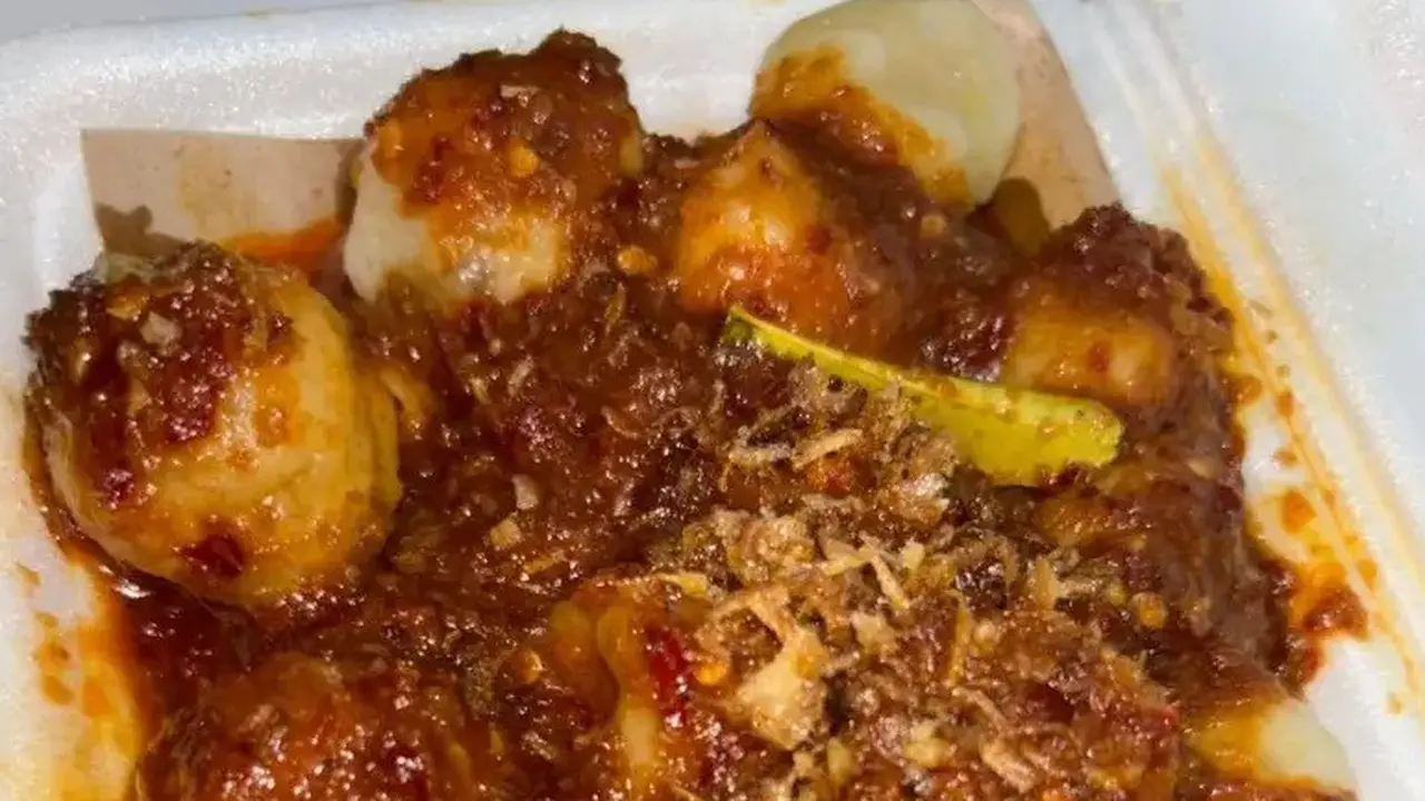 Resep cilok mercon bumbu kacang. (dok. Cookpad @fitri110318)