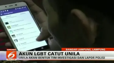 Dalam akun grup LGBT ini banyak diunggah gambar-gambar yang tidak pantas.