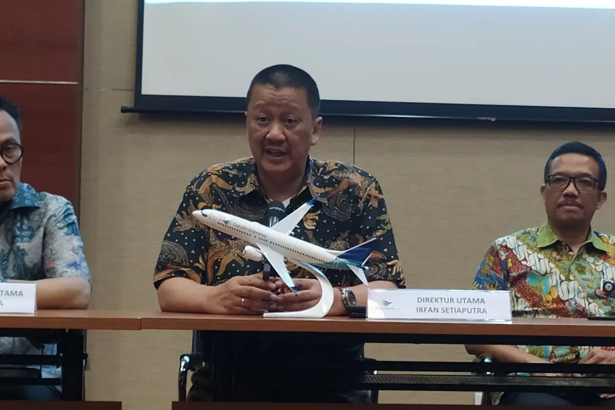 Direktur Utama Garuda Indonesia Irfan Setiaputra