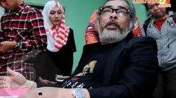 Bertempat di Kantor KPA di Jakarta, Rabu (16/4/2014), Arist meminta Menteri Pendidikan dan Kebudayaan, Muhamad Nuh, bertanggung jawab dan segera menuntaskan masalah yang terjadi di Jakarta Internasional Schoool. (Liputan 6.com/Andrian M. Tunay)