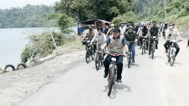 Penerapan Prokes Cegah Covid-19 Perketat Event Ranau Gran Fondo Sumsel