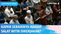 Ibadah salat sunah witir biasa dikerjakan setelah salat tarawih. Namun, bolehkan jika salat witir dikerjakan sebelum sahur? Apa hukumnya?