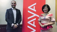 Sami Ammous, Managing Director Avaya untuk ASEAN dan Nathalya Wani Sabu, Executive Vice President of Center of Digital Vision, Bank Central Asia. (Doc: Avaya)