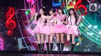 Grup K-Pop Red Velvet saat konser bertajuk Red Velvet 4th Concert: R to V in Jakarta di ICE BSD, Tangerang, Banten, Sabtu (20/5/2023). (Liputan6.com/JohanTallo)