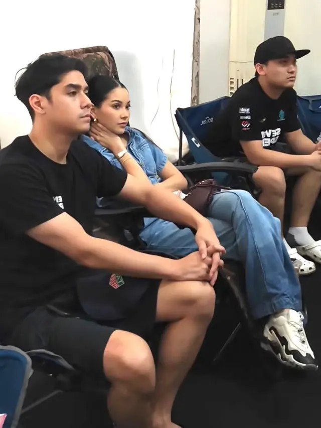 7 Kebersamaan Alyssa Daguise dan Al Ghazali di Kompetisi Drifting, Tampil Mesra