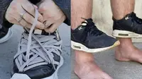 6 Potret Tali Sepatu yang Absurd Ini Bikin Tepuk Jidat, Nyeleneh