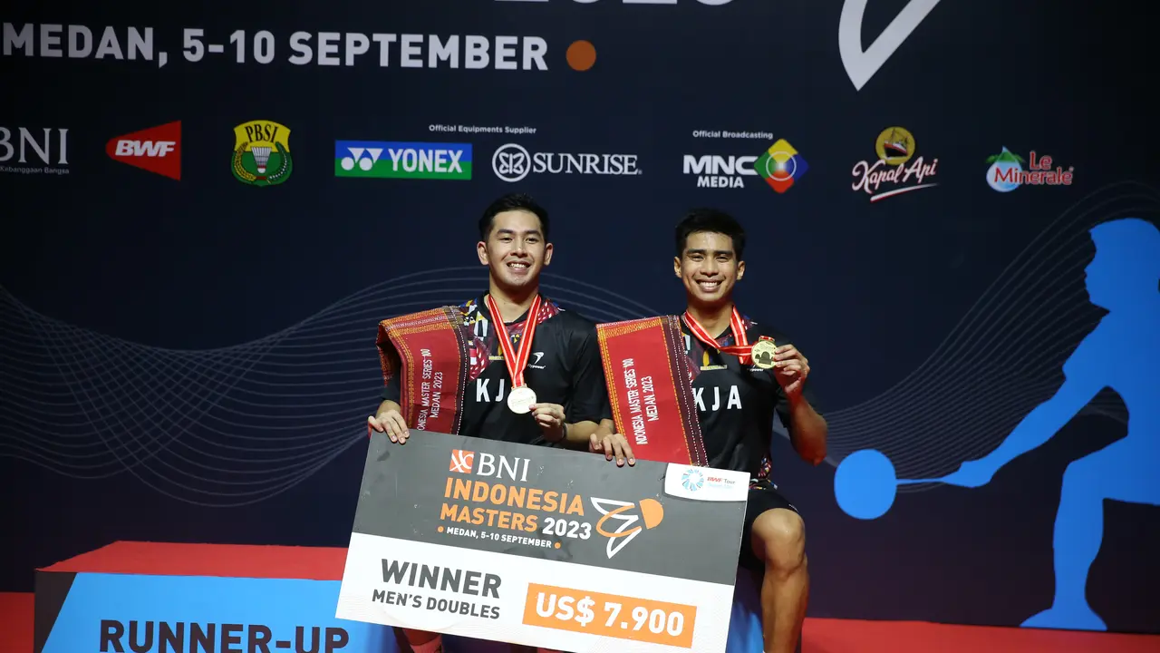 Sabar Karyaman Gutama/Moh Reza Pahlevi Isfahani - BNI Indonesia Masters 2023 - Bulu Tangkis