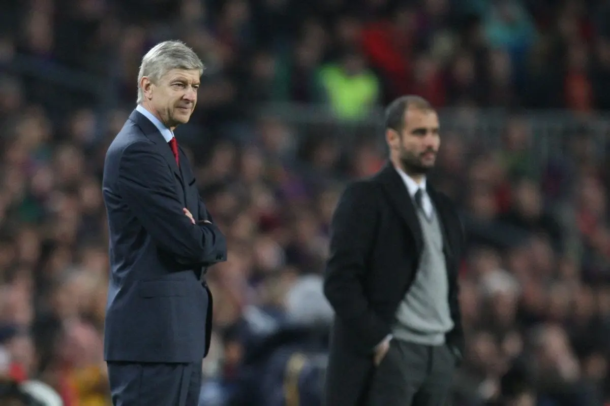 Pep Guardiola dan Wenger