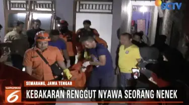 Seorang nenek menjadi korban meninggal dunia atas peristiwa kebakaran di Desa Kutoharjo, Kecamatan Kaliwungu Kendal, Semarang, Jawa Tengah.