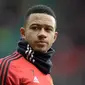 Gelandang Manchester United asal Belanda, Memphis Depay. (AFP/Oli Scarff)