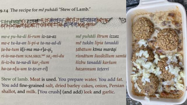 Pria Ini Mencoba Memasak Resep Masakan yang Telah Berusia 4000 Tahun. (Sumber: Twitter/Bill_Sutherland)