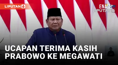 Prabowo: Terima Kasih Presiden Megawati!