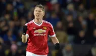 Bastian Schweinsteiger - Pemain asal Jerman ini diboyong Manchester United dari Bayern Munchen pada tahun 2015. Sebelum mengalami cedera, Bastian Schweinsteiger mencatatkan 18 laga di Premier League pada musim pertamanya di Manchester United. (AFP/Oli Scarff)