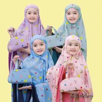 Mukena Rayon Anak Tanggung Daydream (Sumber Instagram: @mukenaanakunik_id).