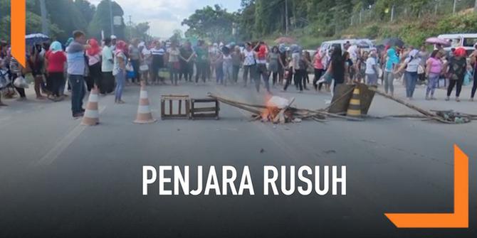 VIDEO: Tahanan Baku Hantam di Penjara Brasil, 15 Tewas