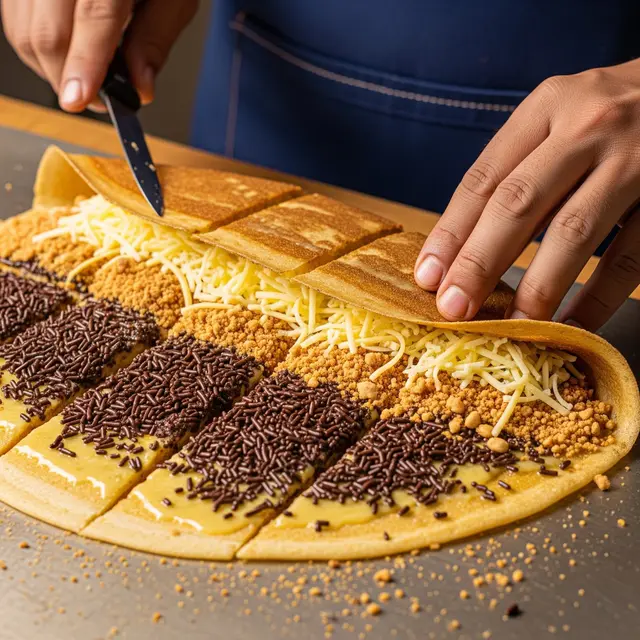 Cara Membuat Martabak Manis Takaran Gelas (Image by Gemini AI)