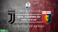 Jadwal Coppa Italia, Juventus Vs Genoa. (Bola.com/Dody Iryawan)