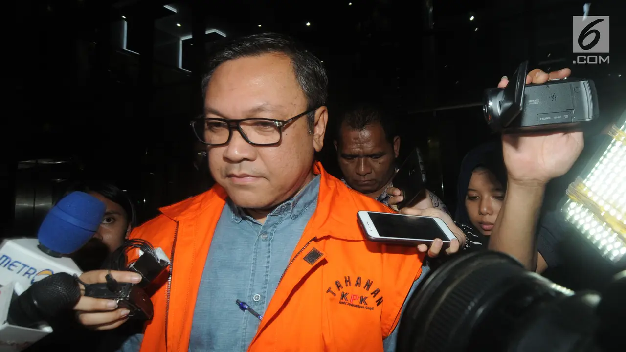 Pemeriksaan Perdana Bupati nonaktif Pakpak Bharat Remigo Yolanda Berutu