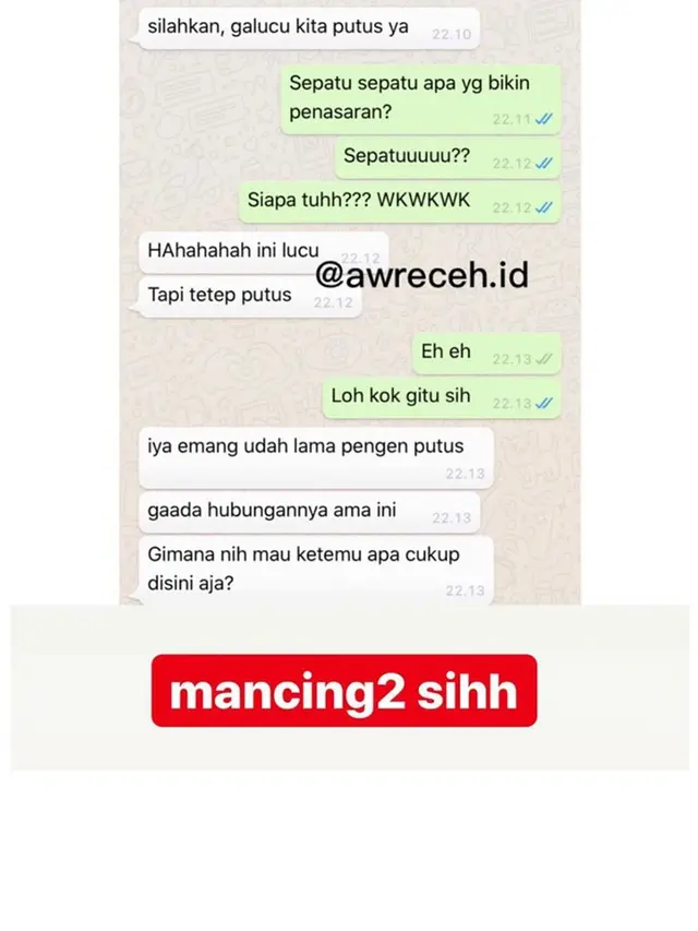 8 Chat WA Alasan Putus ala Netizen Ini Bikin Geleng Kepala