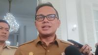 Wakil Menteri Dalam Negeri RI Bima Arya menyambangi Balai Kota Jakarta. (Foto: Liputan6.com/Winda Nelfira).
