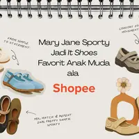 Ilustrasi Mary Jane Sporty.