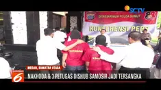 Polisi tetapkan satu nakhoda dan tiga petugas Dinas Perhubungan Kabupaten Samosir jadi tersangka kecelakaan KM Sinar Bangun.