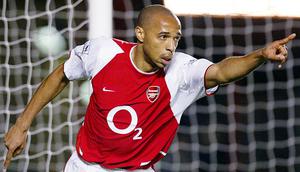 Thierry Henry - legenda Arsenal ini merupakan top scorer sepanjang masa The Gunners. Namun, sebelum bersinar di Premier League, Henry sempat kesulitan menemukan permainan terbaiknya bersama Juventus. (AFP/Odd Andersen)