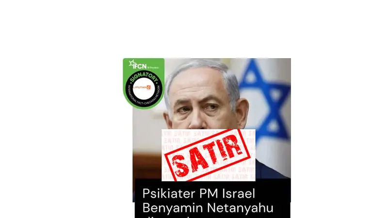 Cek fakta psikiater Benyamin Netanyahu bunuh diri