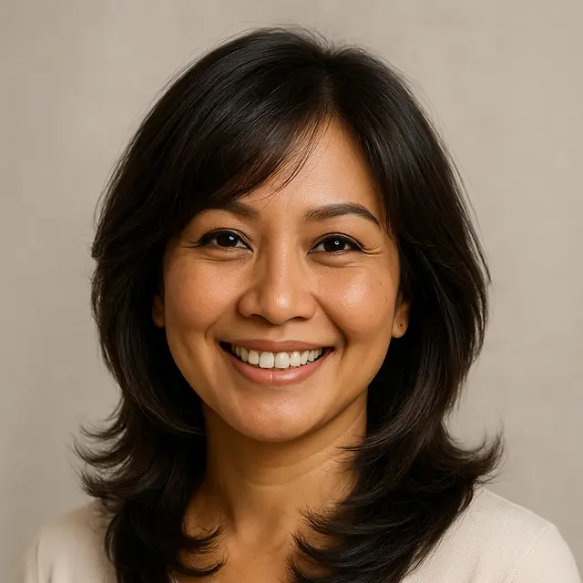Model Potongan Rambut Layer untuk Ibu-ibu Yang Bikin Awet Muda dan Cocok di Segala Bentuk Wajah/ Ilustrasi gambar AI