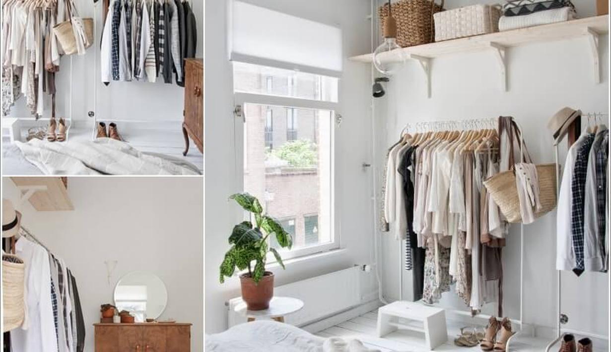 7 Ide Cerdas Simpan Baju  Untuk Ruangan Sempit Fashion 