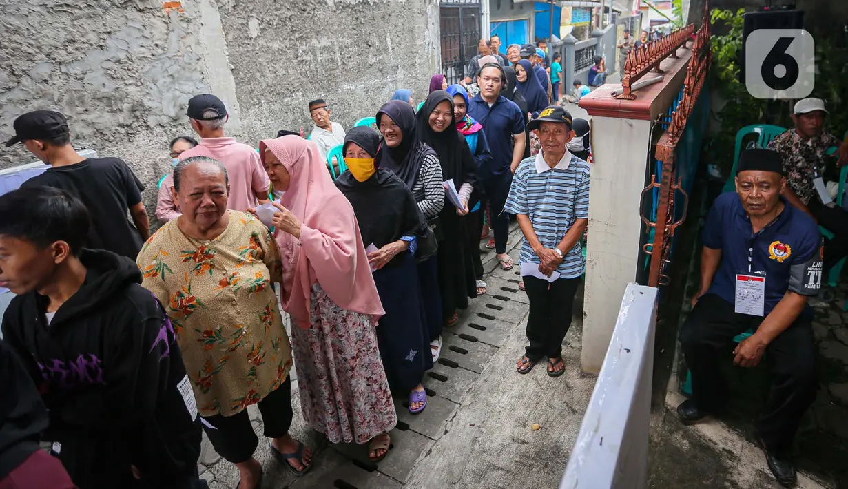 Di Kota Tangerang, ada empat tempat pemungutan suara (TPS) yang melakukan pemungutan suara susulan. (Liputan6.com/Angga Yuniar)