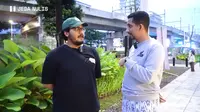 Habib Husein Ja'far melontarkan pertanyaan tentang NU ke anak Jakarta. (YouTube/Jeda Nulis)