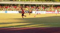 Perseru dan Persija bermain imbang dalam laga seru yang terjadi di Stadion Marora, Serui, Papua, pada Minggu (22/5/2016).