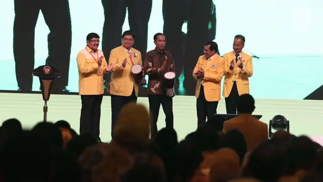 Jokowi Buka Munaslub Golkar