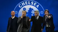 Chelsea - Deretan Manajer Chelsea: Roberto Di Matteo, Jose Mourinho, Carlo Ancelotti, Antonio Conte (Bola.com/Adreanus Titus)