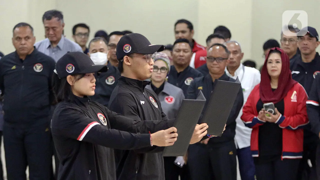 Kontingen Indonesia untuk Olimpiade Paris 2024 Resmi Dikukuhkan