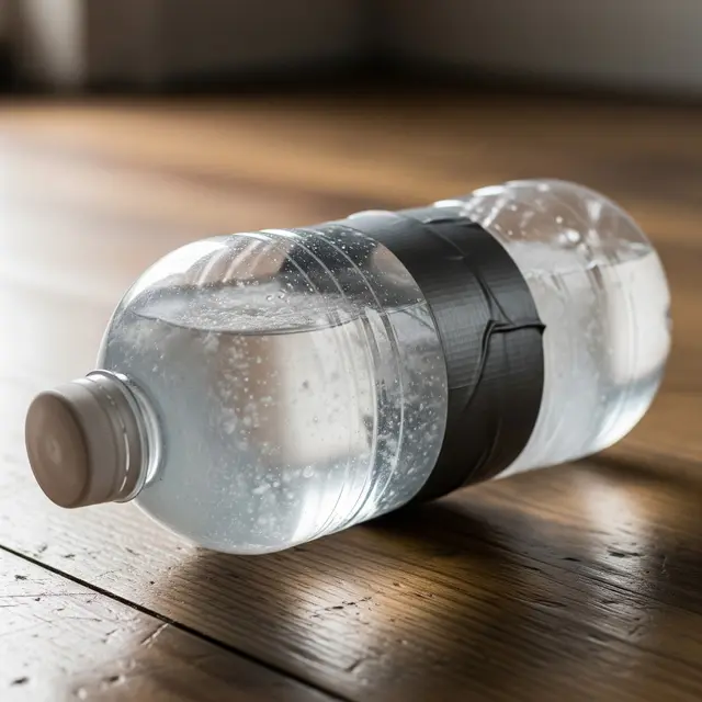 Dumbbell dari Botol Bekas (Gemini AI)
