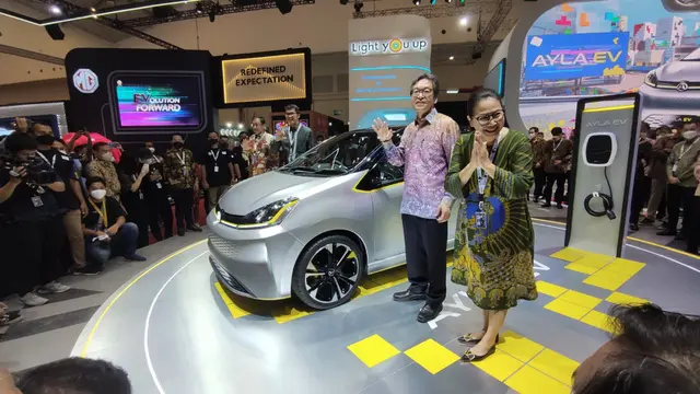 Daihatsu Ayla EV. (Liputan6.com/Septian)