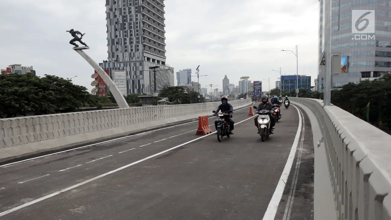 Uji Coba Jalan Layang Pancoran