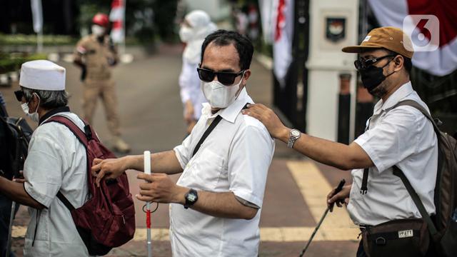 Penyandang Disabilitas Sambangi Kantor Kemendagri Desak Perbaikan Raperda DKI Jakarta