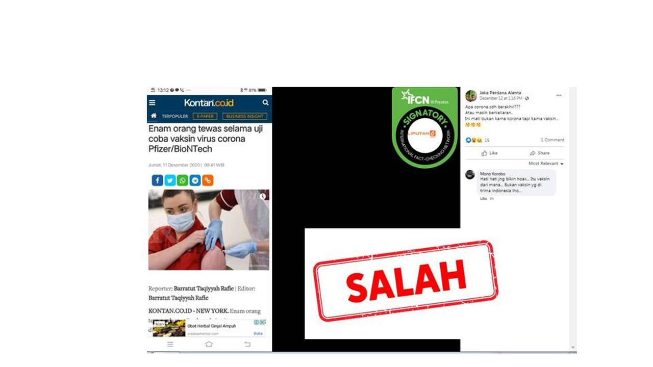 Cek Fakta Vaksin Pfizer