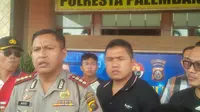 Kapolresta Palembang membeberkan laporan penculikan yang diadukan tidak sesuai fakta (Liputan6.com/Nefri Inge)