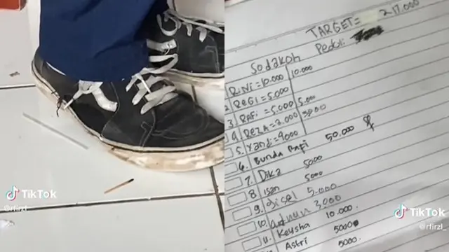 Momen Siswa SMP Patungan Beli Sepatu untuk Teman Sekelasnya Ini Bikin Haru