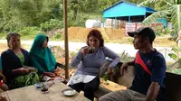 Menteri Kelautan dan Perikanan Susi Pudjiastuti mengunjungi Natuna, Kepulauan Riau pada Senin (29/1/2018). (LIputan6.com/Arthur Gideon)