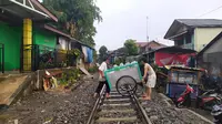 Ribuan Rumah Tergusur Jalur Ganda Bogor-Sukabumi (Foto:Liputan6/Achmad Sudarno)